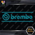 Compatible Brembo Brakes Calipers JDM Tuning Racing Vinyl Decals Stickers - Image 12