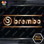 Compatible Brembo Brakes Calipers JDM Tuning Racing Vinyl Decals Stickers - Image 18