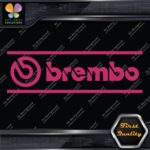 Compatible Brembo Brakes Calipers JDM Tuning Racing Vinyl Decals Stickers - Image 19