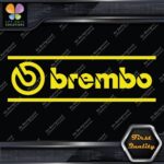 Compatible Brembo Brakes Calipers JDM Tuning Racing Vinyl Decals Stickers - Image 6