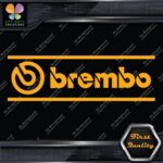 Compatible Brembo Brakes Calipers JDM Tuning Racing Vinyl Decals Stickers - Image 7