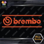 Compatible Brembo Brakes Calipers JDM Tuning Racing Vinyl Decals Stickers - Image 8