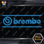 Compatible Brembo Brakes Calipers JDM Tuning Racing Vinyl Decals Stickers - Image 9