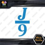 Compatible J 9 Boats J9 Sailing Boating Sports Logo Decals Stickers Vinyl - Image 12