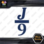 Compatible J 9 Boats J9 Sailing Boating Sports Logo Decals Stickers Vinyl - Image 13