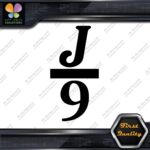 Compatible J 9 Boats J9 Sailing Boating Sports Logo Decals Stickers Vinyl