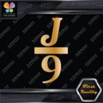 Compatible J 9 Boats J9 Sailing Boating Sports Logo Decals Stickers Vinyl - Image 18