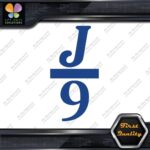 Compatible J 9 Boats J9 Sailing Boating Sports Logo Decals Stickers Vinyl - Image 3