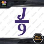 Compatible J 9 Boats J9 Sailing Boating Sports Logo Decals Stickers Vinyl - Image 23