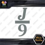 Compatible J 9 Boats J9 Sailing Boating Sports Logo Decals Stickers Vinyl - Image 5