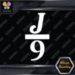 Compatible J 9 Boats J9 Sailing Boating Sports Logo Decals Stickers Vinyl - Image 6