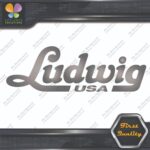 Compatible Ludwig USA Drums Musical Name Logo Vinyl Decals Stickers - Image 20