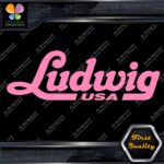 Compatible Ludwig USA Drums Musical Name Logo Vinyl Decals Stickers - Image 23