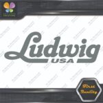 Compatible Ludwig USA Drums Musical Name Logo Vinyl Decals Stickers - Image 6