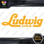 Compatible Ludwig USA Drums Musical Name Logo Vinyl Decals Stickers - Image 8