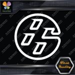 Compatible Toyota 86 GT Racing Circle JDM Tuning Logo Decals Stickers Vinyl