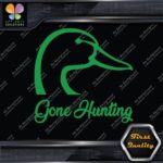 Gone Hunting Duck Head Sports Animals Ducks Wild Nature Decals Stickers Vinyl - Image 14