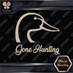 Gone Hunting Duck Head Sports Animals Ducks Wild Nature Decals Stickers Vinyl - Image 23