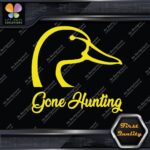 Gone Hunting Duck Head Sports Animals Ducks Wild Nature Decals Stickers Vinyl - Image 5