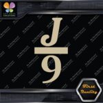 Compatible J 9 Boats J9 Sailing Boating Sports Logo Decals Stickers Vinyl - Image 31