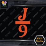 Compatible J 9 Boats J9 Sailing Boating Sports Logo Decals Stickers Vinyl - Image 27