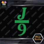 Compatible J 9 Boats J9 Sailing Boating Sports Logo Decals Stickers Vinyl - Image 30