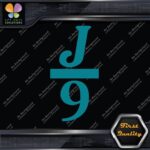 Compatible J 9 Boats J9 Sailing Boating Sports Logo Decals Stickers Vinyl - Image 29