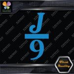 Compatible J 9 Boats J9 Sailing Boating Sports Logo Decals Stickers Vinyl - Image 28