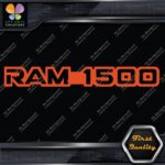 Compatible 1500 Modern Name 1 line Emblem Trucks Logo Vinyl Decals Stickers