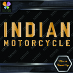 Compatible Indian Motorcycles Logo Classic Letters 2 Lines Vinyl Decals Stickers - Image 11