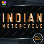 Compatible Indian Motorcycles Logo Classic Letters 2 Lines Vinyl Decals Stickers - Image 13