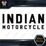 Compatible Indian Motorcycles Logo Classic Letters 2 Lines Vinyl Decals Stickers