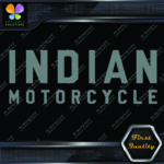 Compatible Indian Motorcycles Logo Classic Letters 2 Lines Vinyl Decals Stickers - Image 6