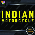 Compatible Indian Motorcycles Logo Classic Letters 2 Lines Vinyl Decals Stickers - Image 7