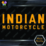 Compatible Indian Motorcycles Logo Classic Letters 2 Lines Vinyl Decals Stickers - Image 8