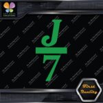 Compatible J 7 Boats J7 Sailing Boating Sports Logo Decals Stickers Vinyl - Image 14