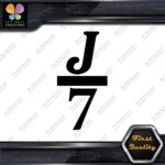 Compatible J 7 Boats J7 Sailing Boating Sports Logo Decals Stickers Vinyl