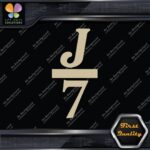 Compatible J 7 Boats J7 Sailing Boating Sports Logo Decals Stickers Vinyl - Image 23