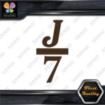 Compatible J 7 Boats J7 Sailing Boating Sports Logo Decals Stickers Vinyl - Image 24