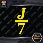 Compatible J 7 Boats J7 Sailing Boating Sports Logo Decals Stickers Vinyl - Image 6