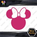 Compatible Minnie Mouse Head Bow Simple Silhouette Decals Stickers Vinyl - Image 4