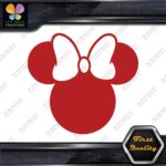 Compatible Minnie Mouse Head Bow Simple Silhouette Decals Stickers Vinyl - Image 10