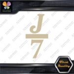 Compatible J 7 Boats J7 Sailing Boating Sports Logo Decals Stickers Vinyl - Image 29