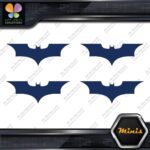Compatible Batman Emblem Super Hero Pack of 4 MINI SIZE Decals Stickers Vinyl - Image 12