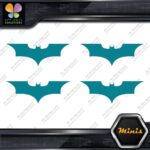 Compatible Batman Emblem Super Hero Pack of 4 MINI SIZE Decals Stickers Vinyl - Image 13