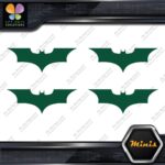 Compatible Batman Emblem Super Hero Pack of 4 MINI SIZE Decals Stickers Vinyl - Image 16