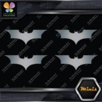 Compatible Batman Emblem Super Hero Pack of 4 MINI SIZE Decals Stickers Vinyl - Image 18