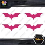 Compatible Batman Emblem Super Hero Pack of 4 MINI SIZE Decals Stickers Vinyl - Image 20