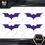 Compatible Batman Emblem Super Hero Pack of 4 MINI SIZE Decals Stickers Vinyl - Image 22