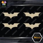 Compatible Batman Emblem Super Hero Pack of 4 MINI SIZE Decals Stickers Vinyl - Image 23